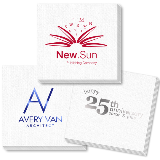 Custom with Your 1-Color Artwork Deville Napkins
